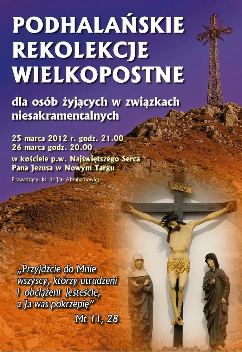 II Podhalańskie Rekolekcje Wielkopostne