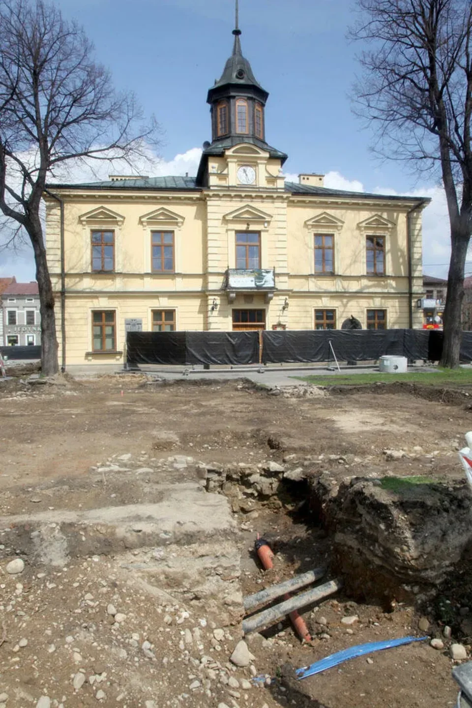 Archeologiczne znalezisko na Rynku