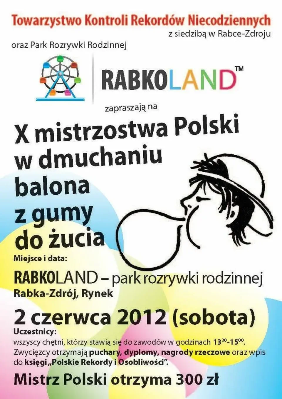 X Mistrzostwa Polski w Dmuchaniu Balona z Gumy do Żucia