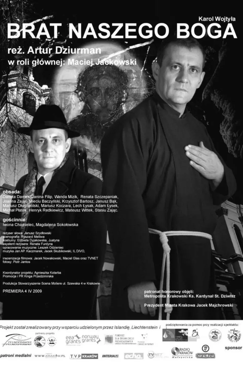 Spektakl teatralno-filmowy pt. ,,Brat naszego Boga’’