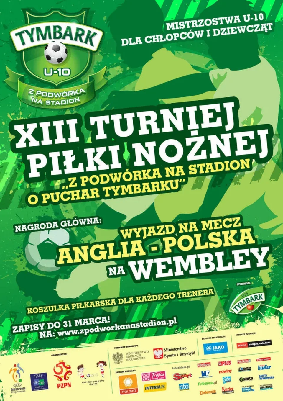Ogólnopolski Turniej Piłki Nożnej dla dzieci do lat 10 „Z podwórka na stadion o Puchar Tymbark