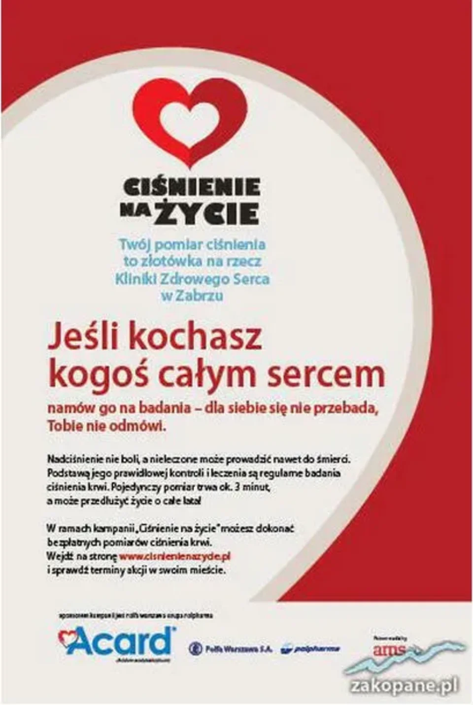 “Ciśnienie na życie” ponownie w Zakopanem