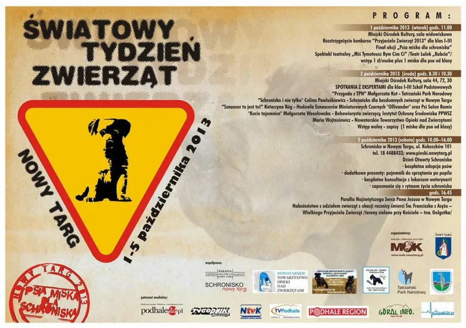 Światowy Tydzień Zwierząt 2013
