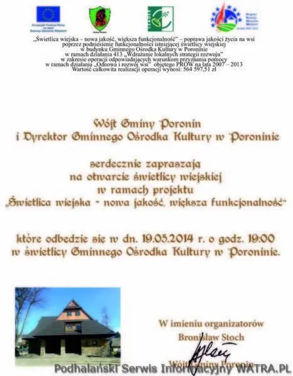 Świetlica wiejska – nowa jakość, większa funkcjonalność