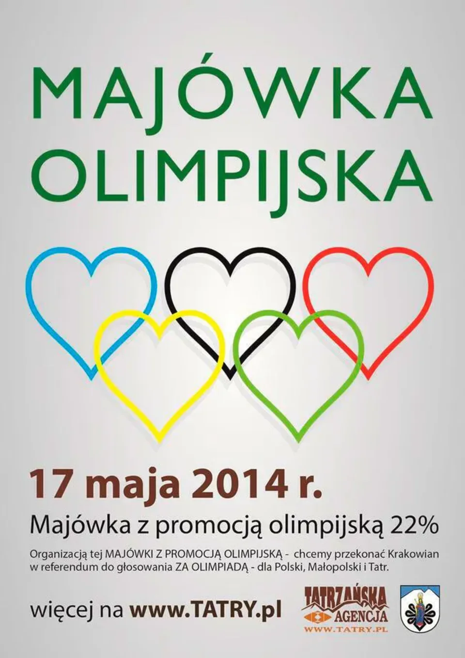 MAJÓWKA OLIMPIJSKA 17 MAJA 2014 R. - „KRAKOWIACY I GÓRALE RAZEM”