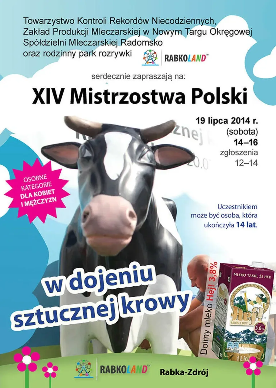 XIV Mistrzostwa Polski w dojeniu sztucznej krowy już 19 lipca