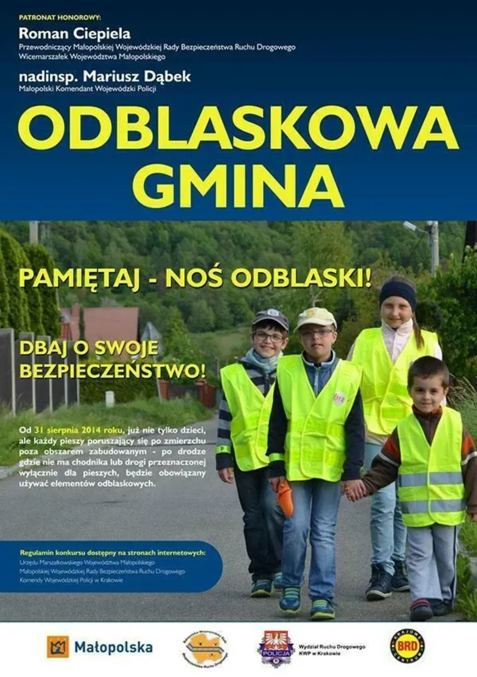 „Odblaskowa Gmina” – konkurs dla najbezpieczniejszych gmin