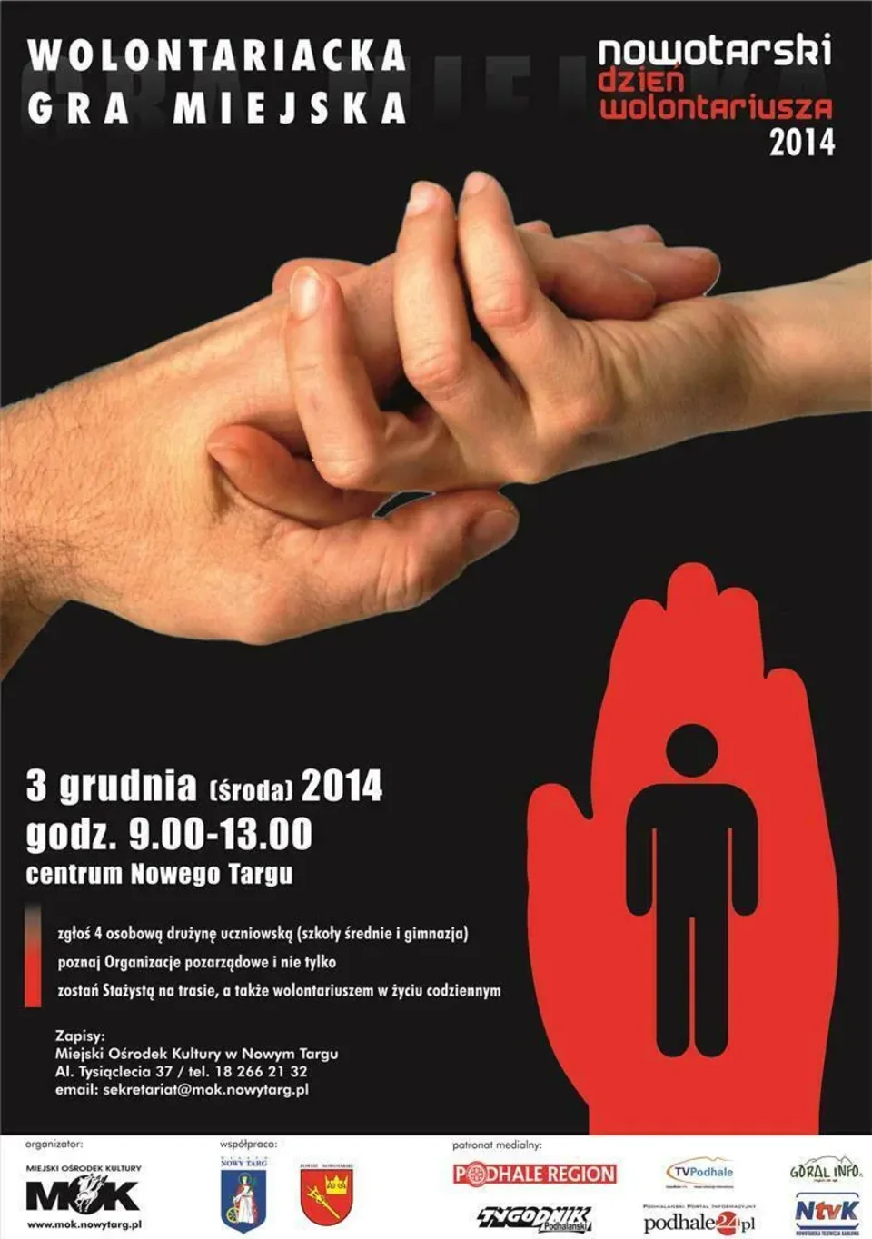 Zapraszamy do udziału w Wolontariackiej Grze Miejskiej