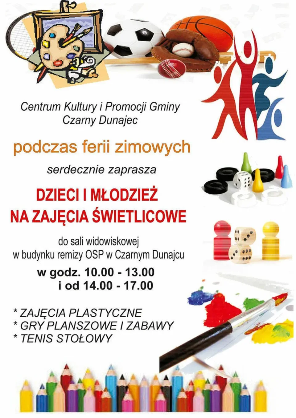 ZAJĘCIA ŚWIETLICOWE w Czarnym Dunajcu
