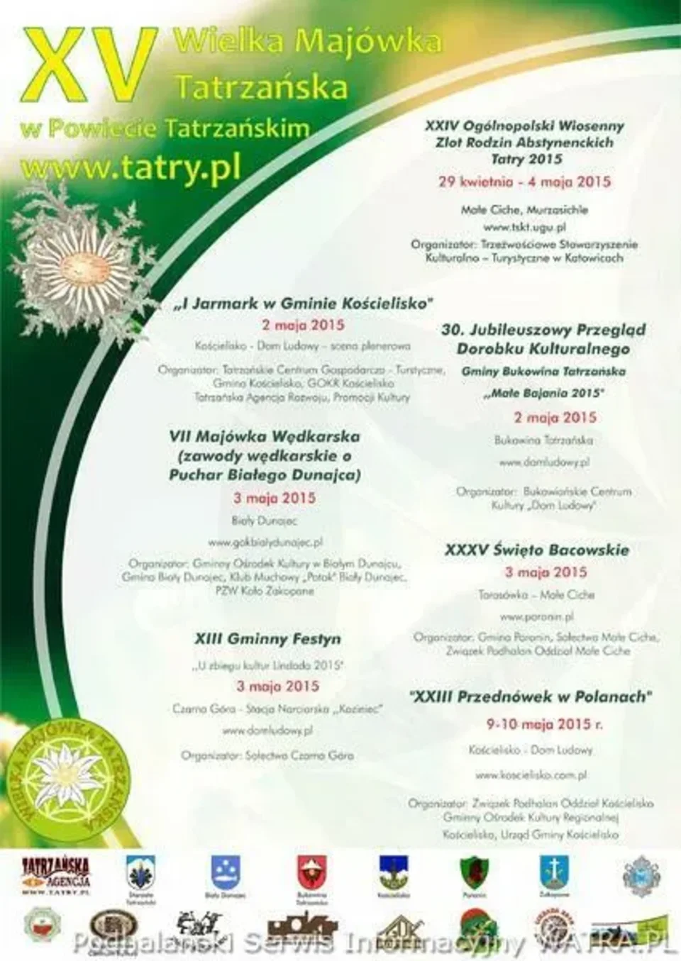 XV WIELKA MAJÓWKA TATRZAŃSKA