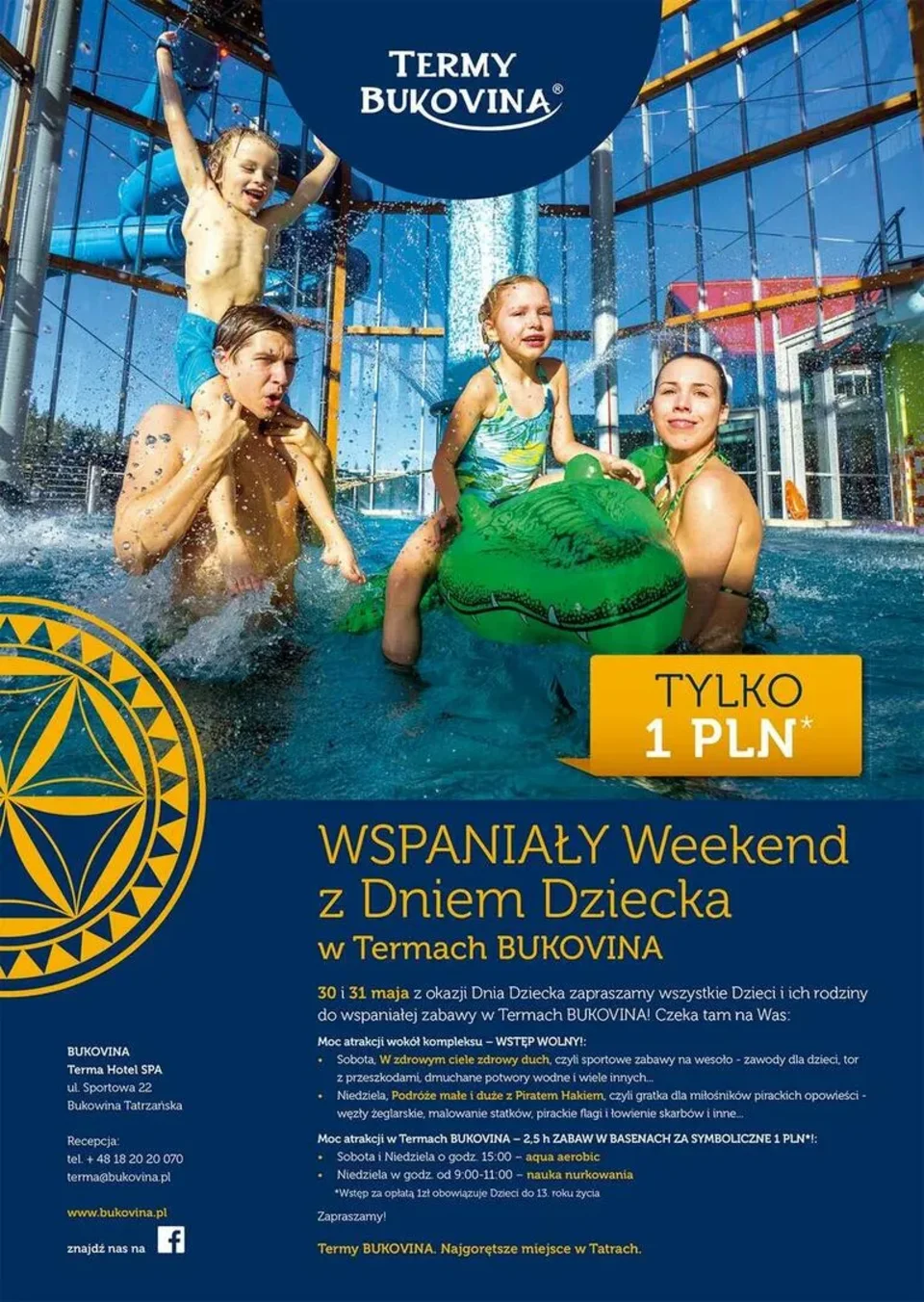 Fantastyczny Dzień Dziecka w Termach BUKOVINA