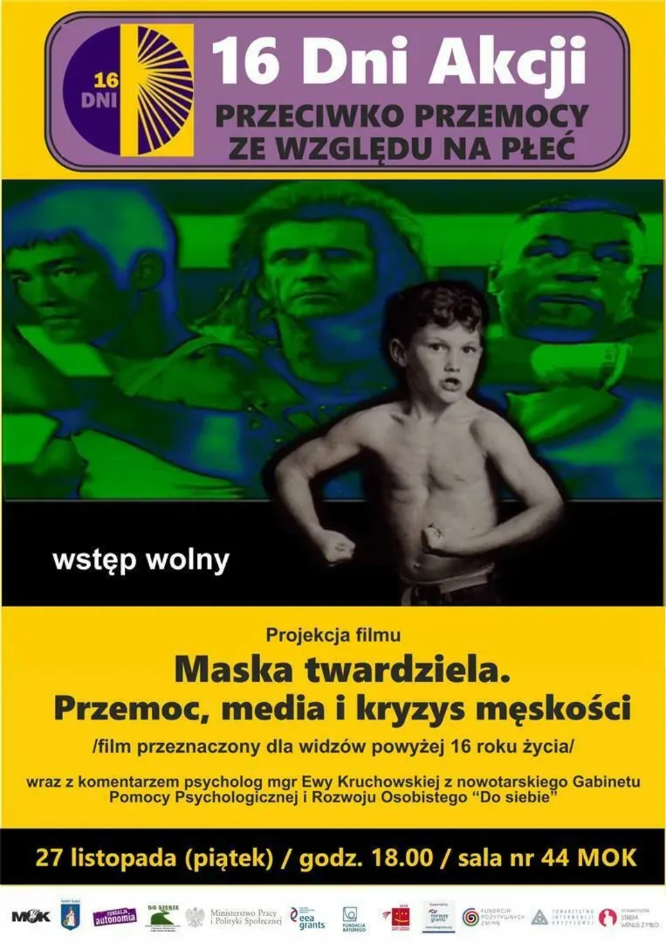 Maska twardziela. Przemoc, media i kryzys męskości. - projekcja filmu