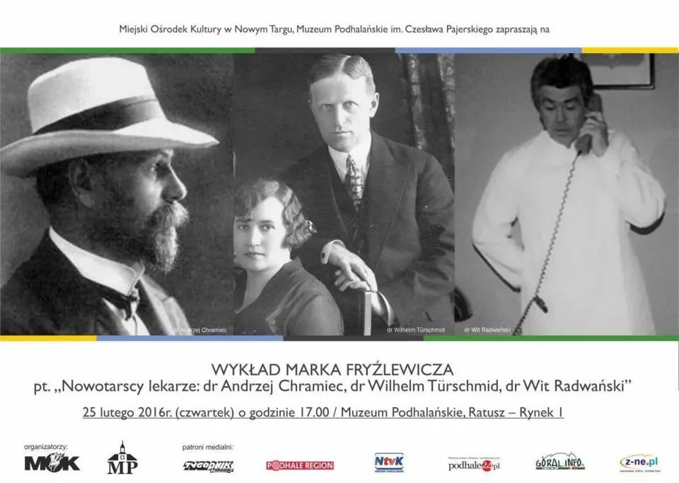 Wykład Marka Fryźlewicza pt. "Nowotarscy lekarze"