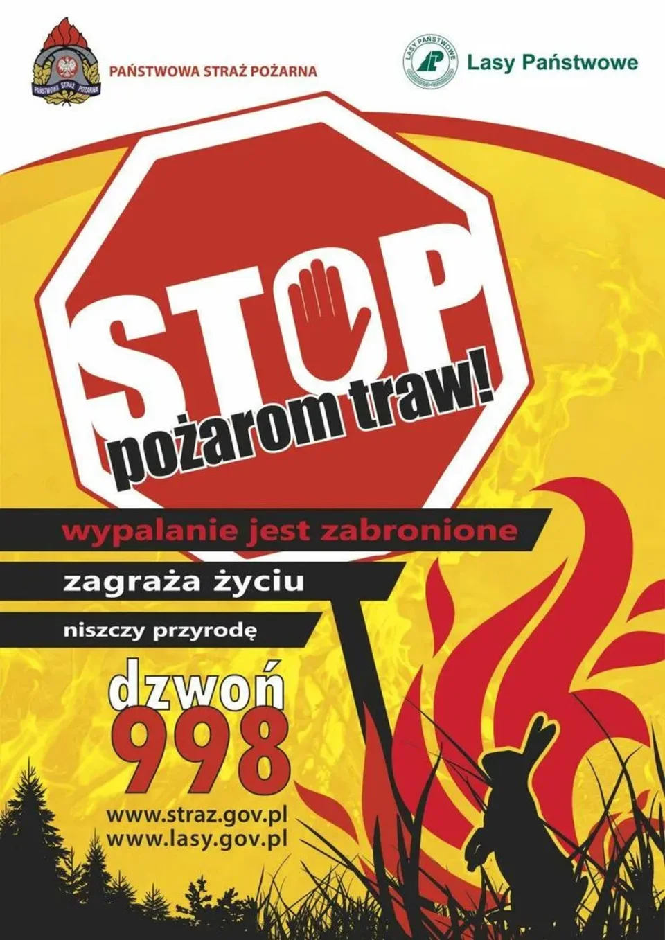 STOP POŻAROM TRAW!