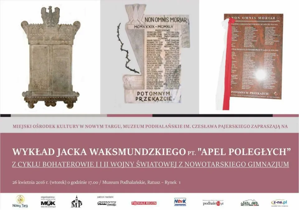 Apel Poległych - wykład Jacka Waksmundzkiego
