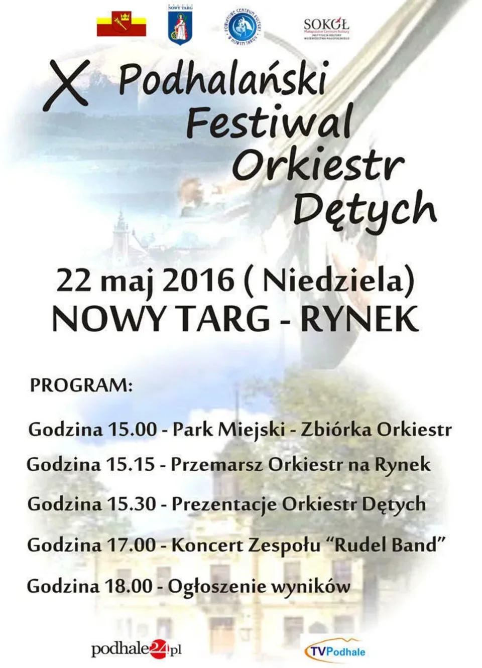 X Podhalański Festiwal Orkiestr Dętych w Nowym Targu