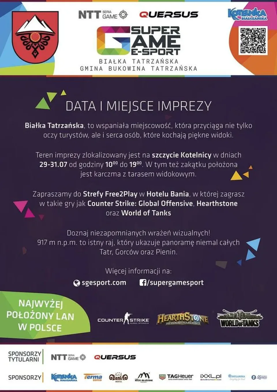 Super Game E-Sport Białka Tatrzańska 2016
