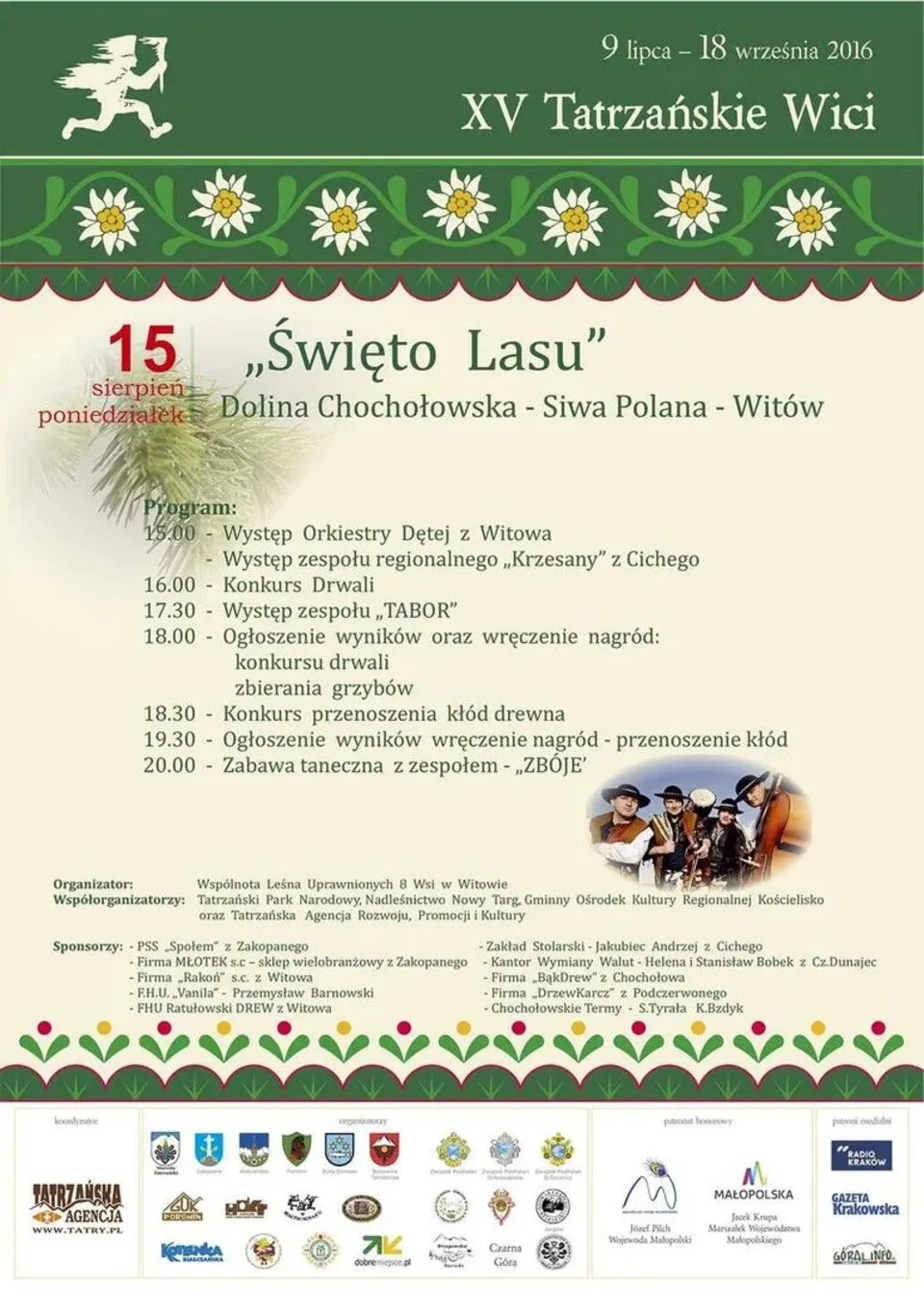 XV Tatrzańskie Wici - ŚWIĘTO LASU
