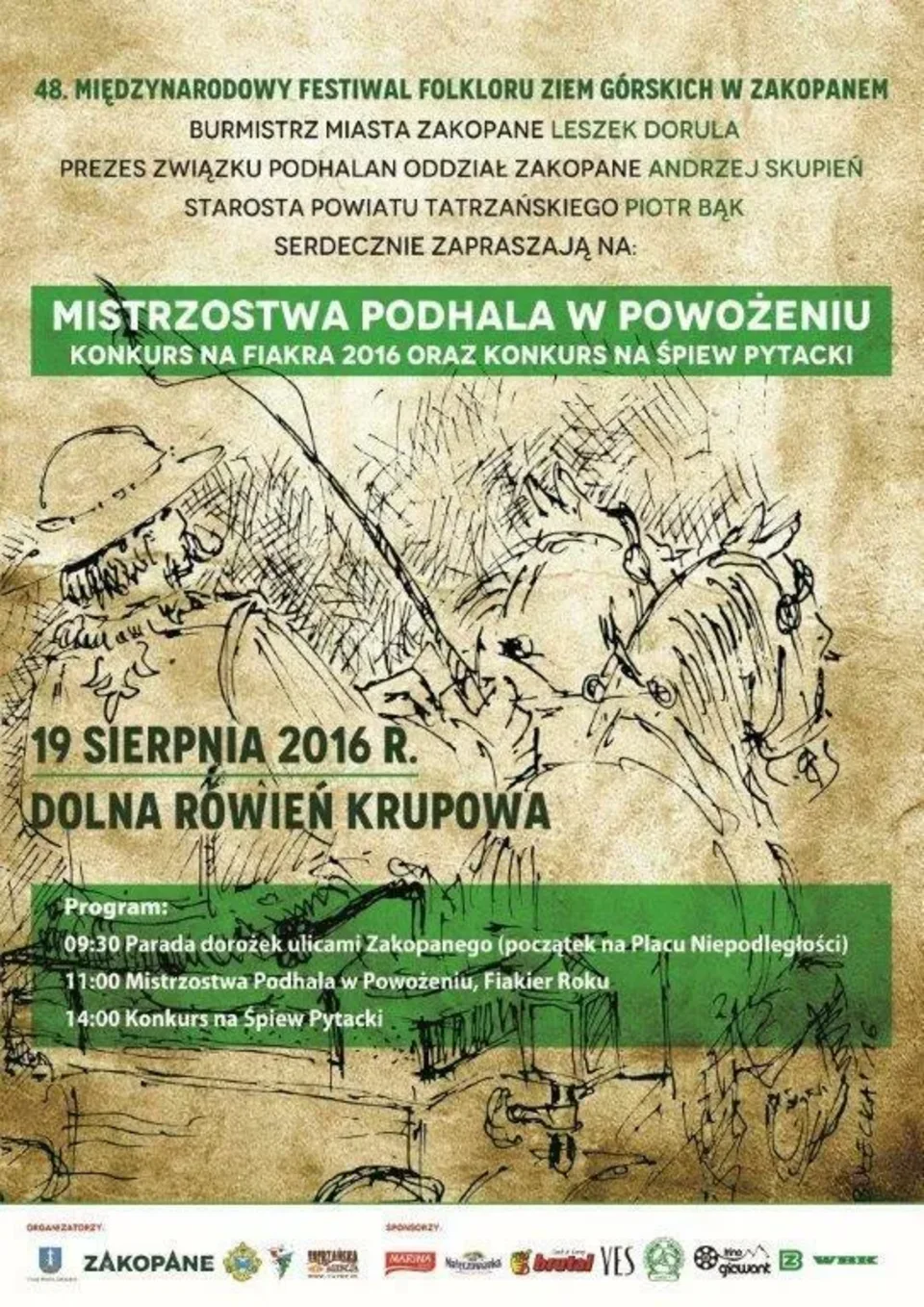 Mistrzostwa Podhala w powożeniu i konkurs śpiewu pytackiego
