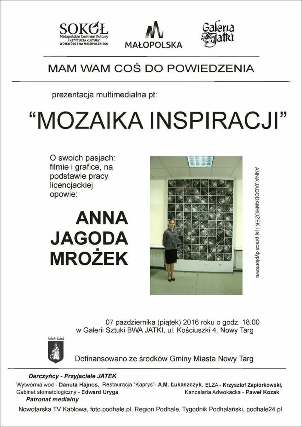 Prezentacja multimedialna z cyklu "Mam Wam coś do powiedzenia"