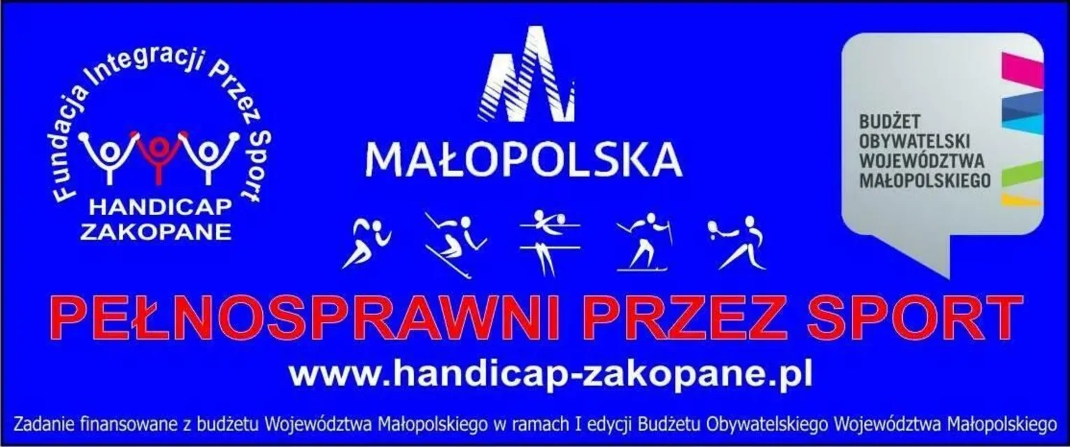 Budżet Obywatelski Województwa Małopolskiego - start projektu PEŁNOSPRAWNI PRZEZ SPORT w Powiecie Ta