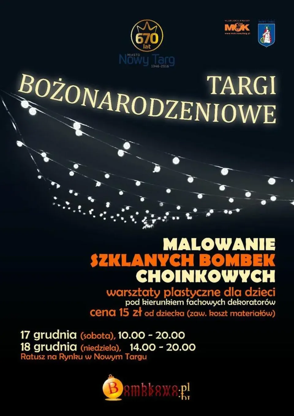 Weekendowe malowanie bombek w Ratuszu