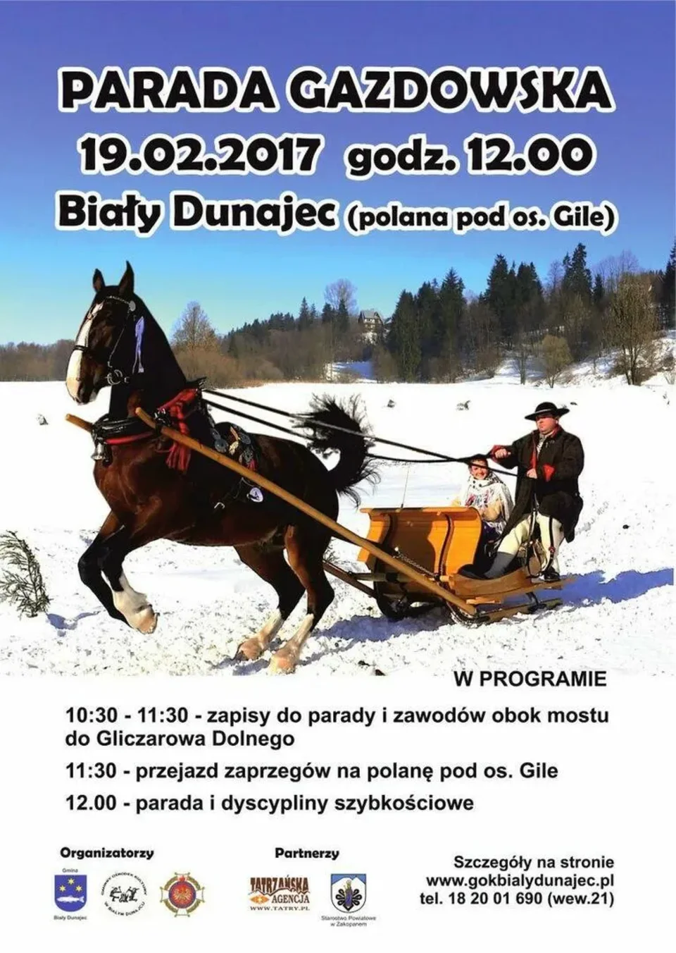 XXII Parada Gazdowska - Biały Dunajec, 19 lutego 2017 r.