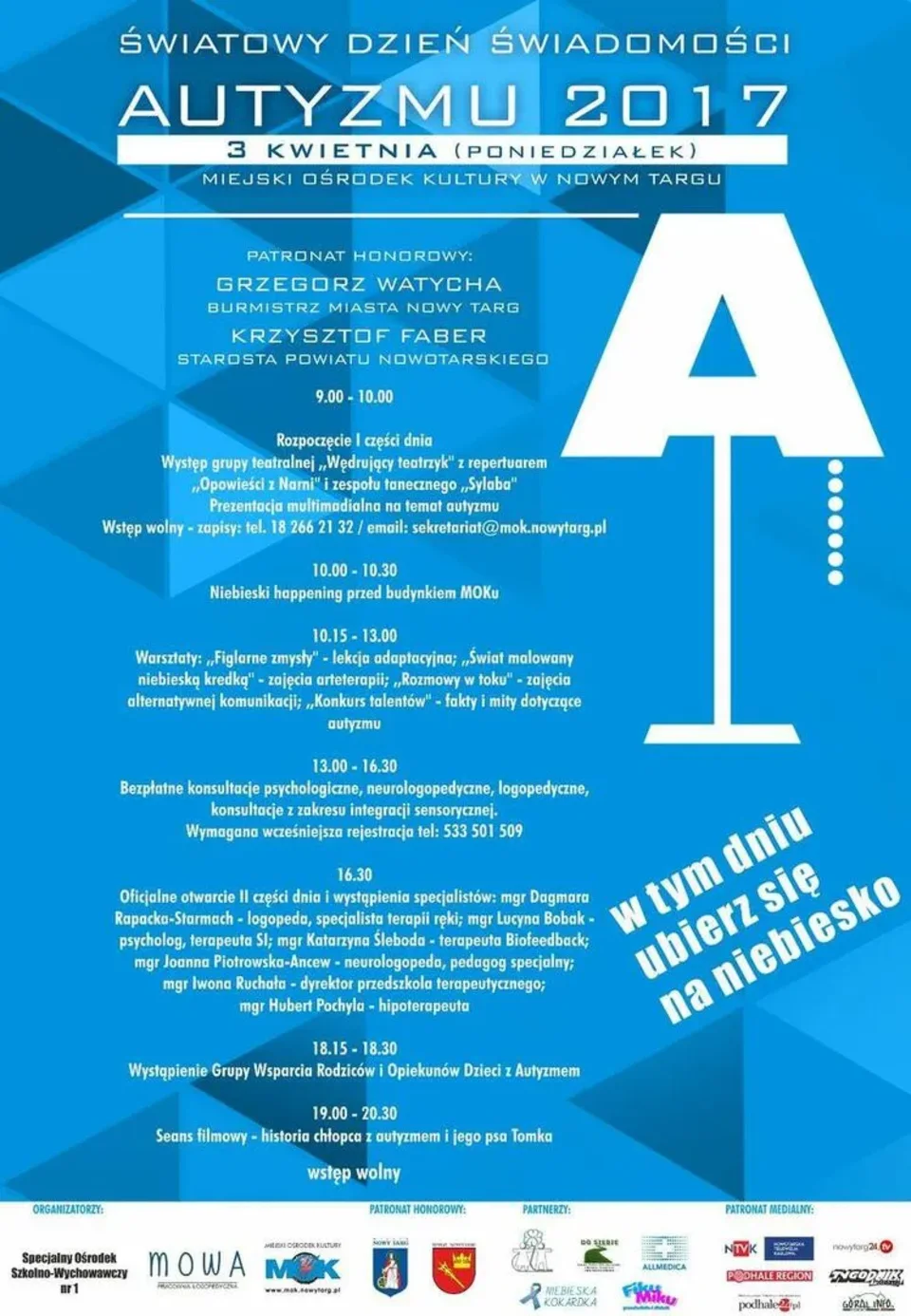 Światowy Dzień Świadomości Autyzmu 2017