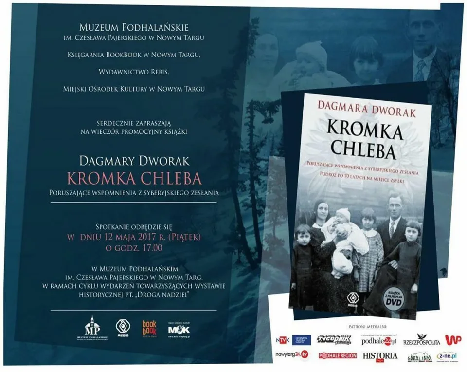 Promocja książki - KROMKA CHLEBA. Poruszające wspomnienia z syberyjskiego zesłania.