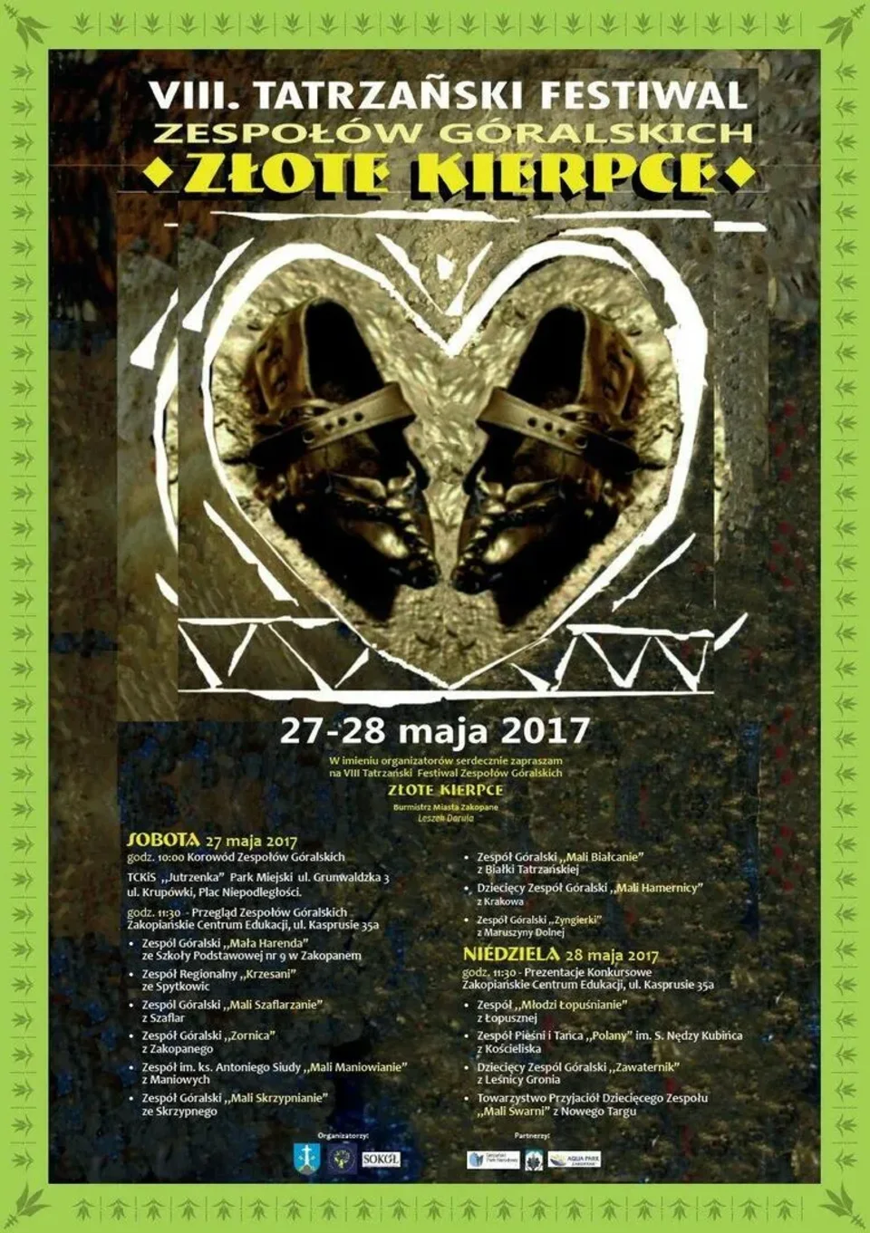 VIII Tatrzański Festiwal Zespołów Góralskich ZŁOTE KIERPCE