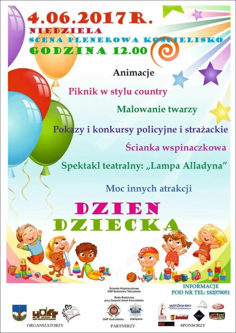 Dzień Dziecka w Gminie Kościelisko