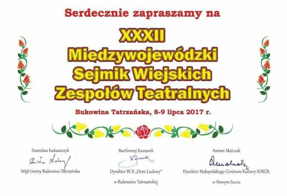 XXXII Międzywojewódzki Sejmik Zespołów Teatralnych