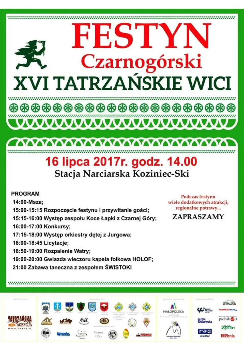 XVI Tatrzańskie Wici - Festyn Czarnogórski
