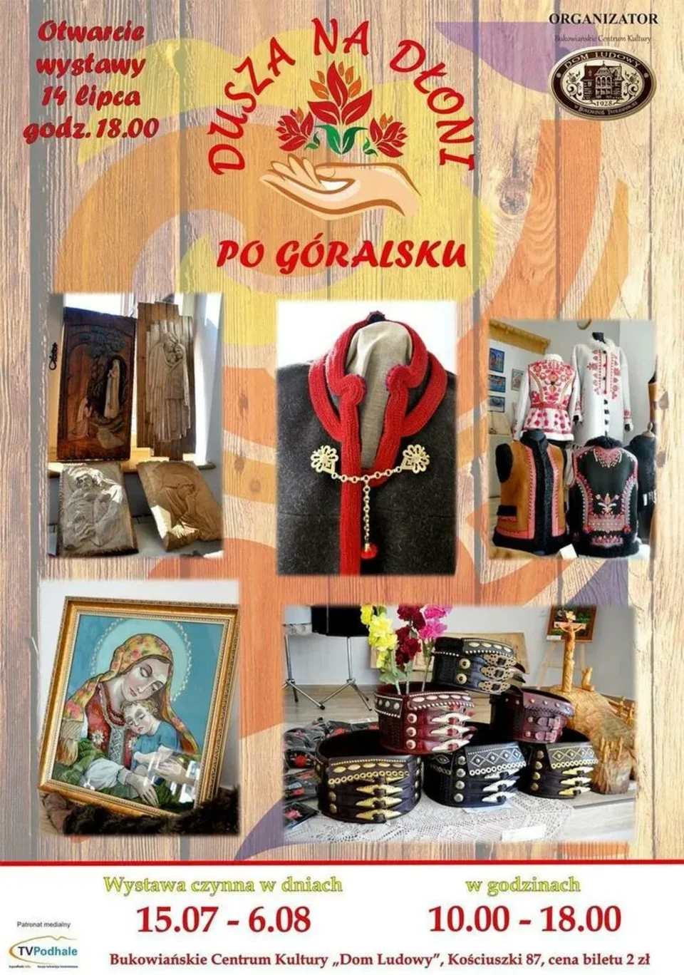 Wernisaż wystawy "Dusza na dłoni po góralsku"
