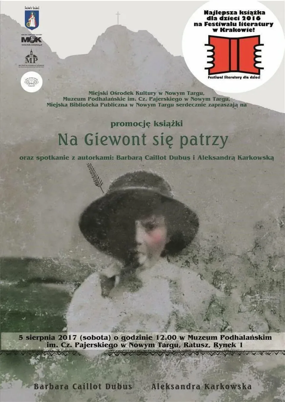 PROMOCJA KSIĄŻKI “NA GIEWONT SIĘ PATRZY”