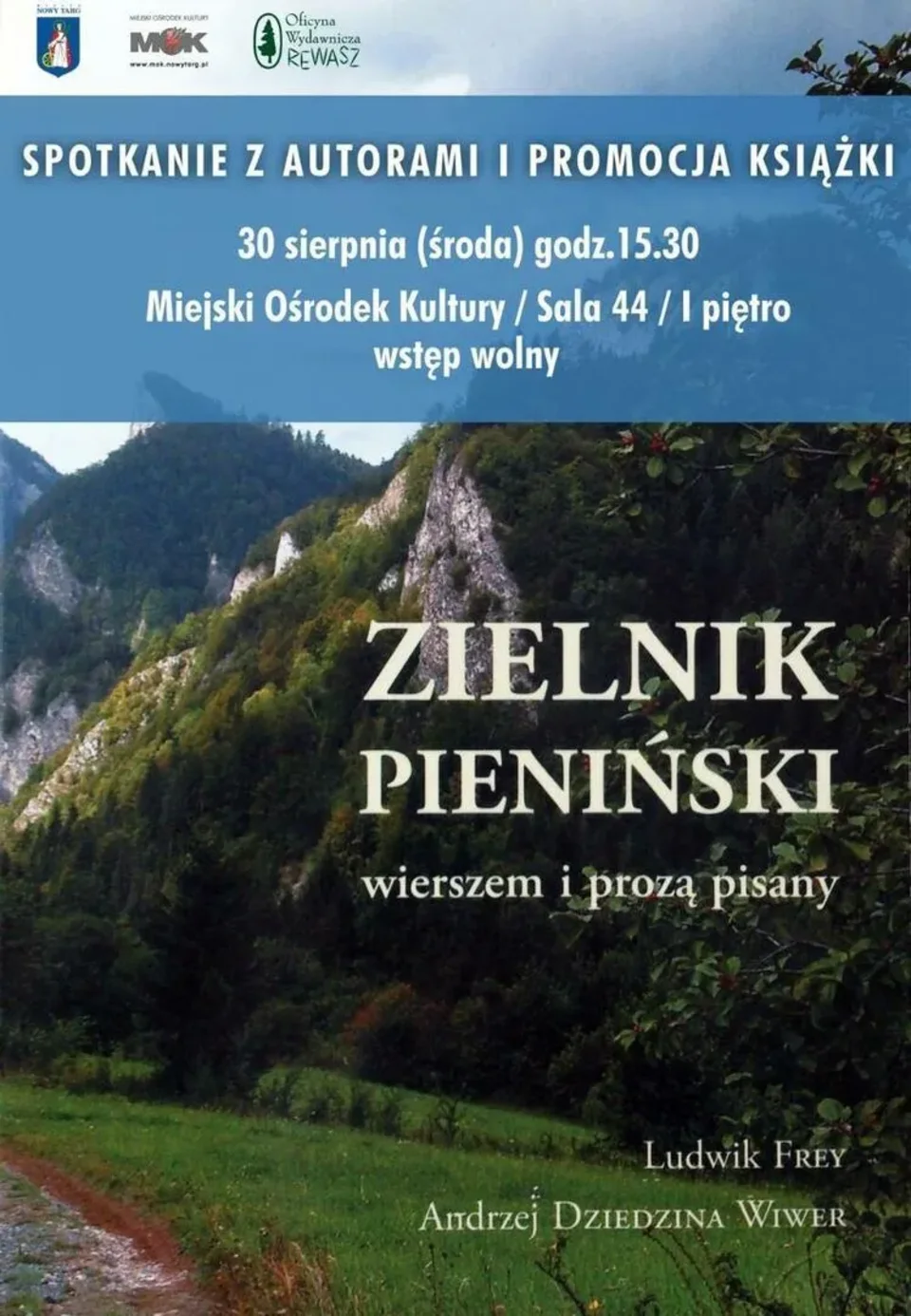 Spotkanie z autorami oraz promocja książki „Zielnik Pieniński wierszem i prozą pisany”