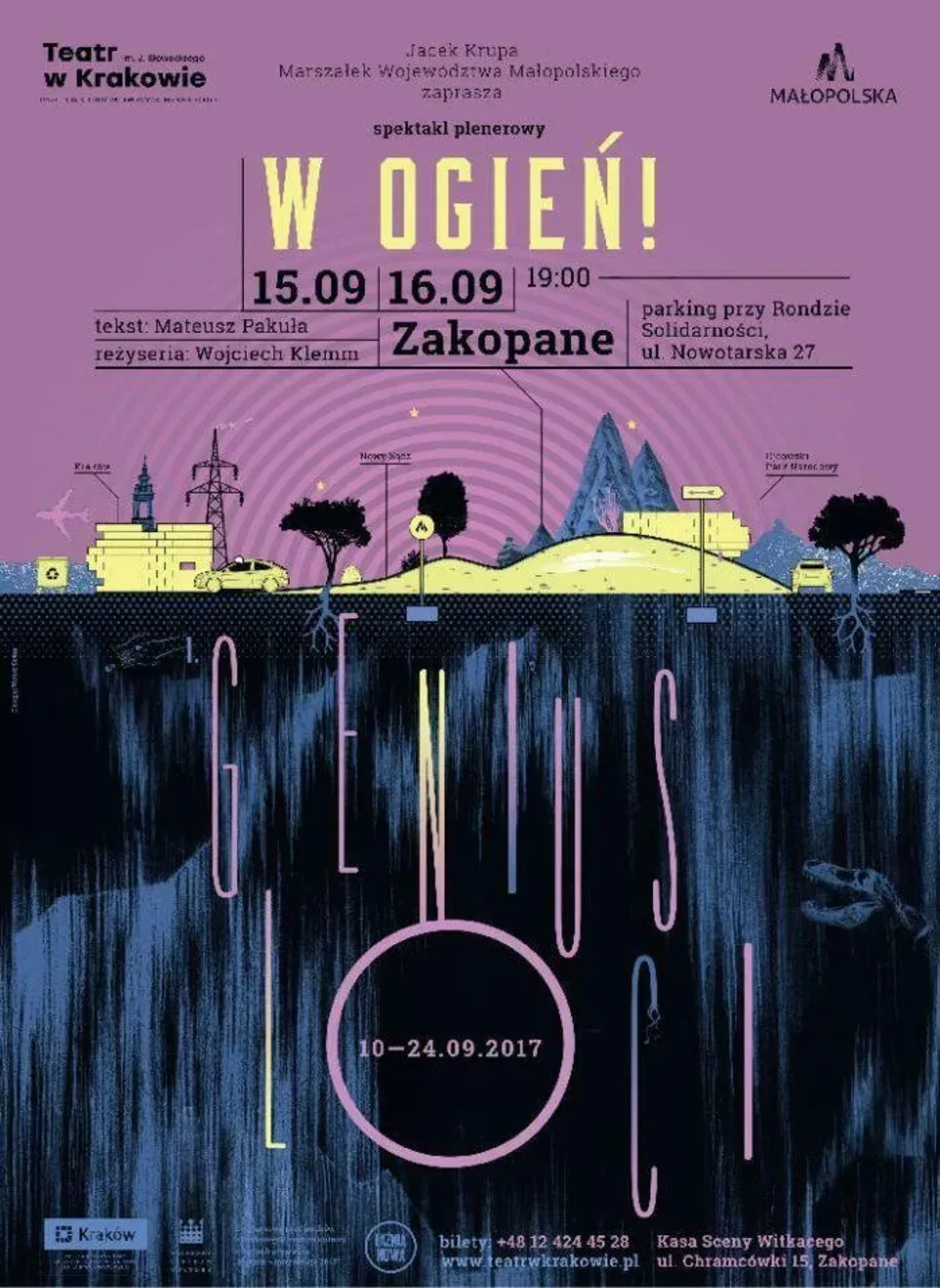Spektakl "W ogień" w zakopiańskim plenerze