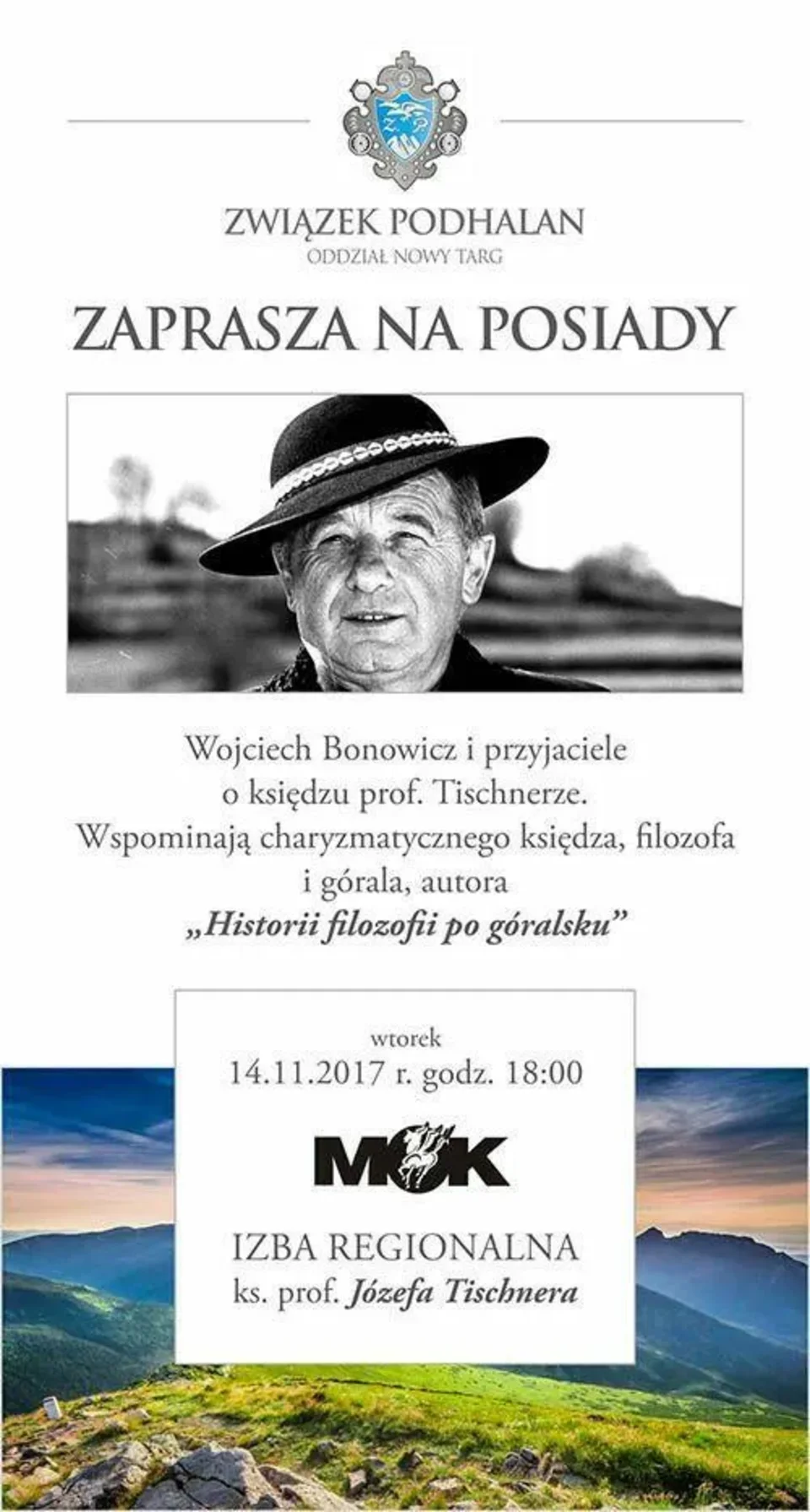 Wspomnienie ks. prof. Józefa Tischnera