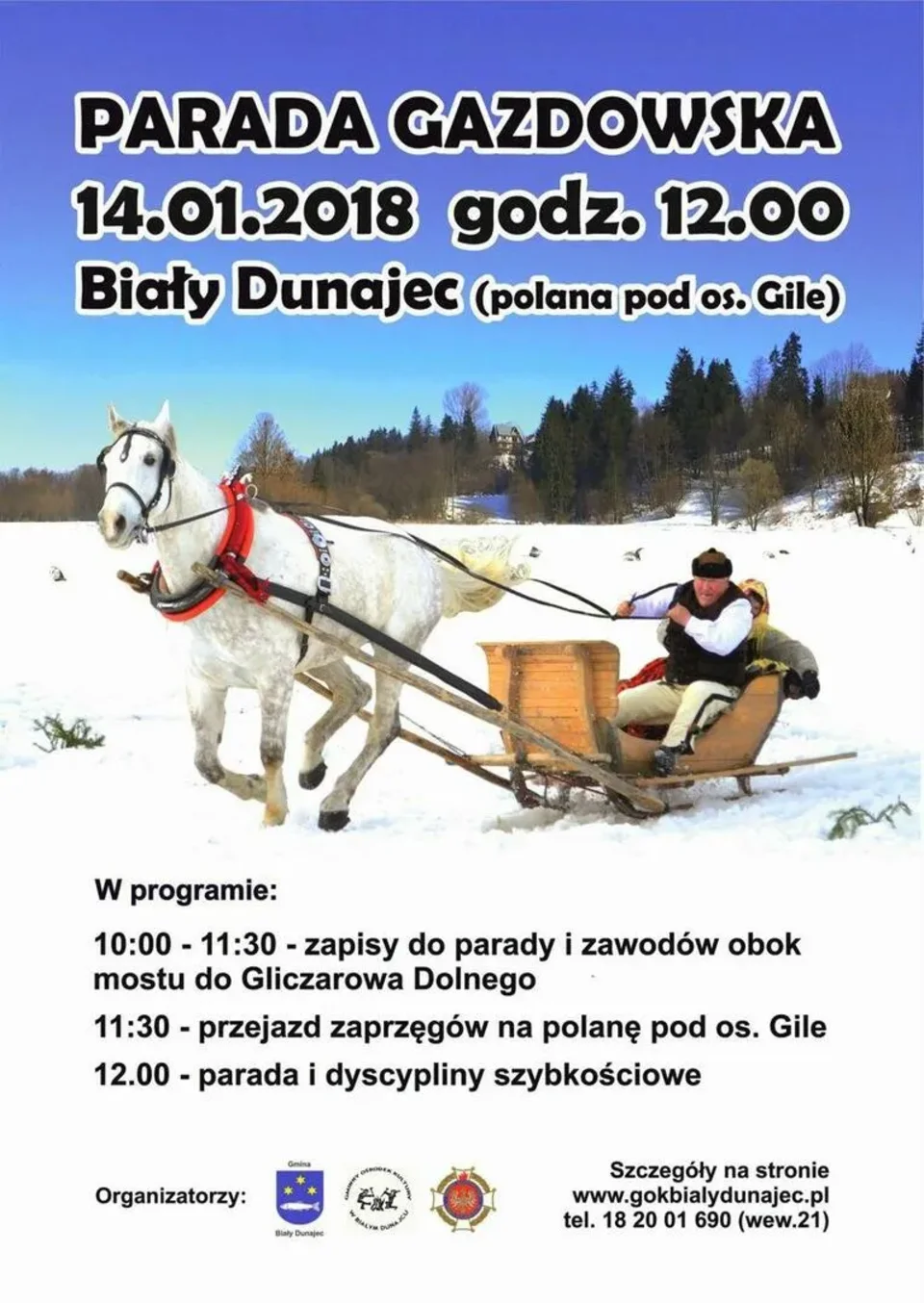 XXIII PARADA GAZDOWSKA W BIAŁYM DUNAJCU - ODWOŁANA