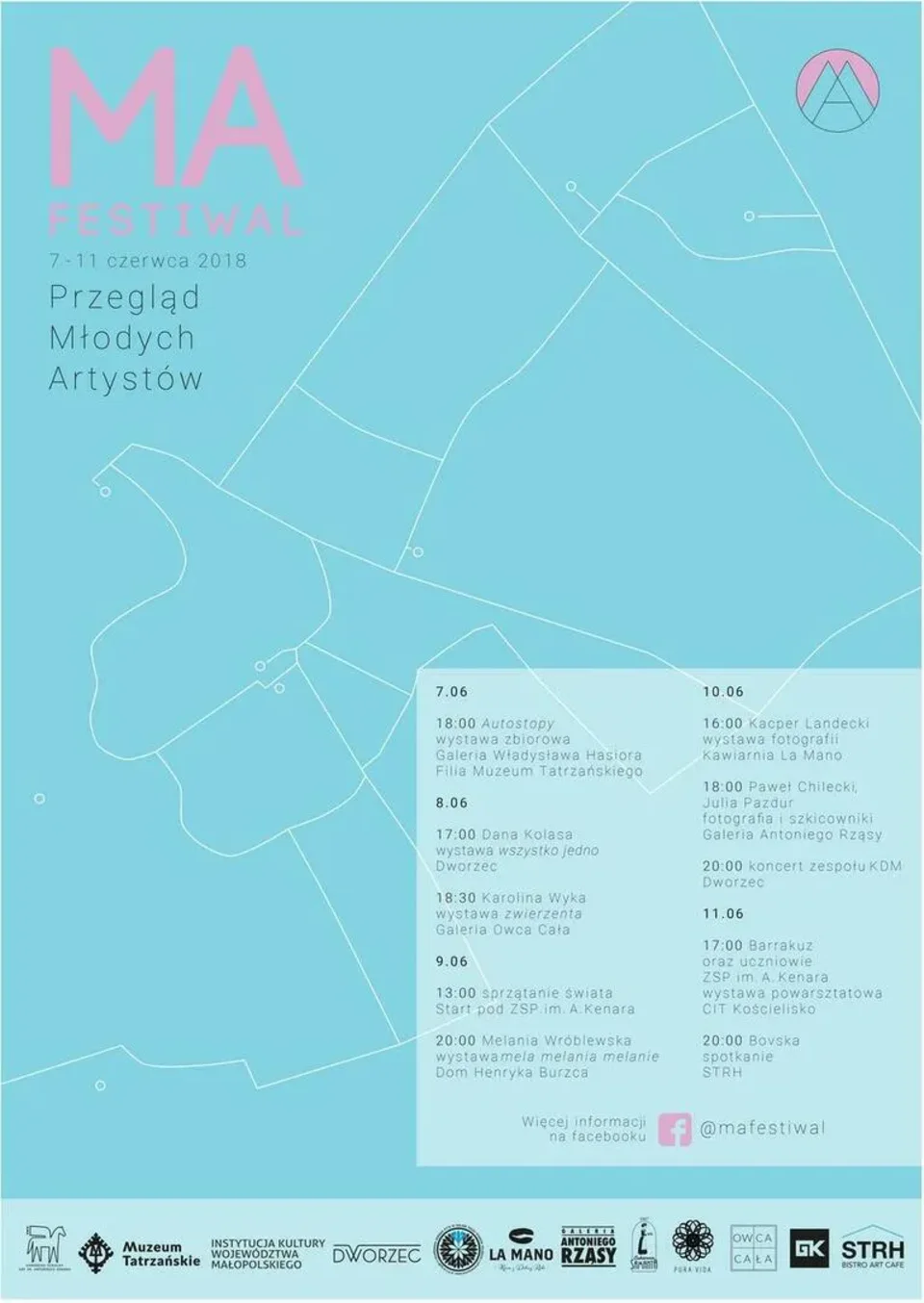 MA Festiwal - wernisaż wystawy kolaży Barrakuz i uczniów Zespołu Szkół Plastycznych im. Antoniego Ke