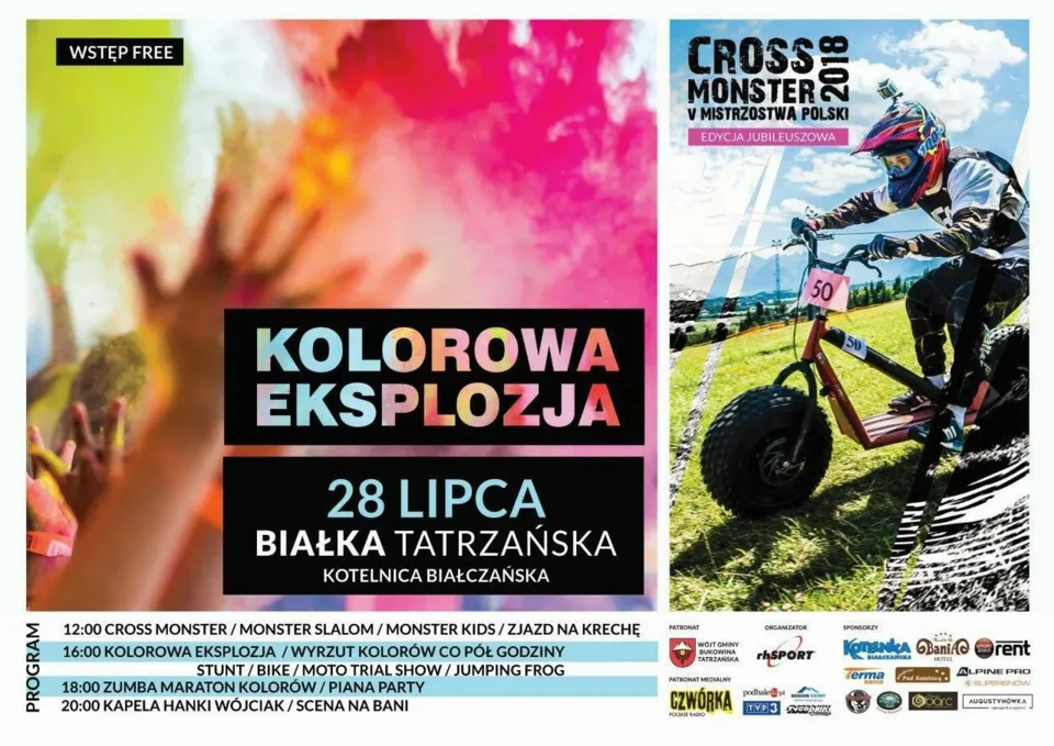 V Mistrzostwa Polski Cross Monster 2018 / Kolorowa Eksplozja