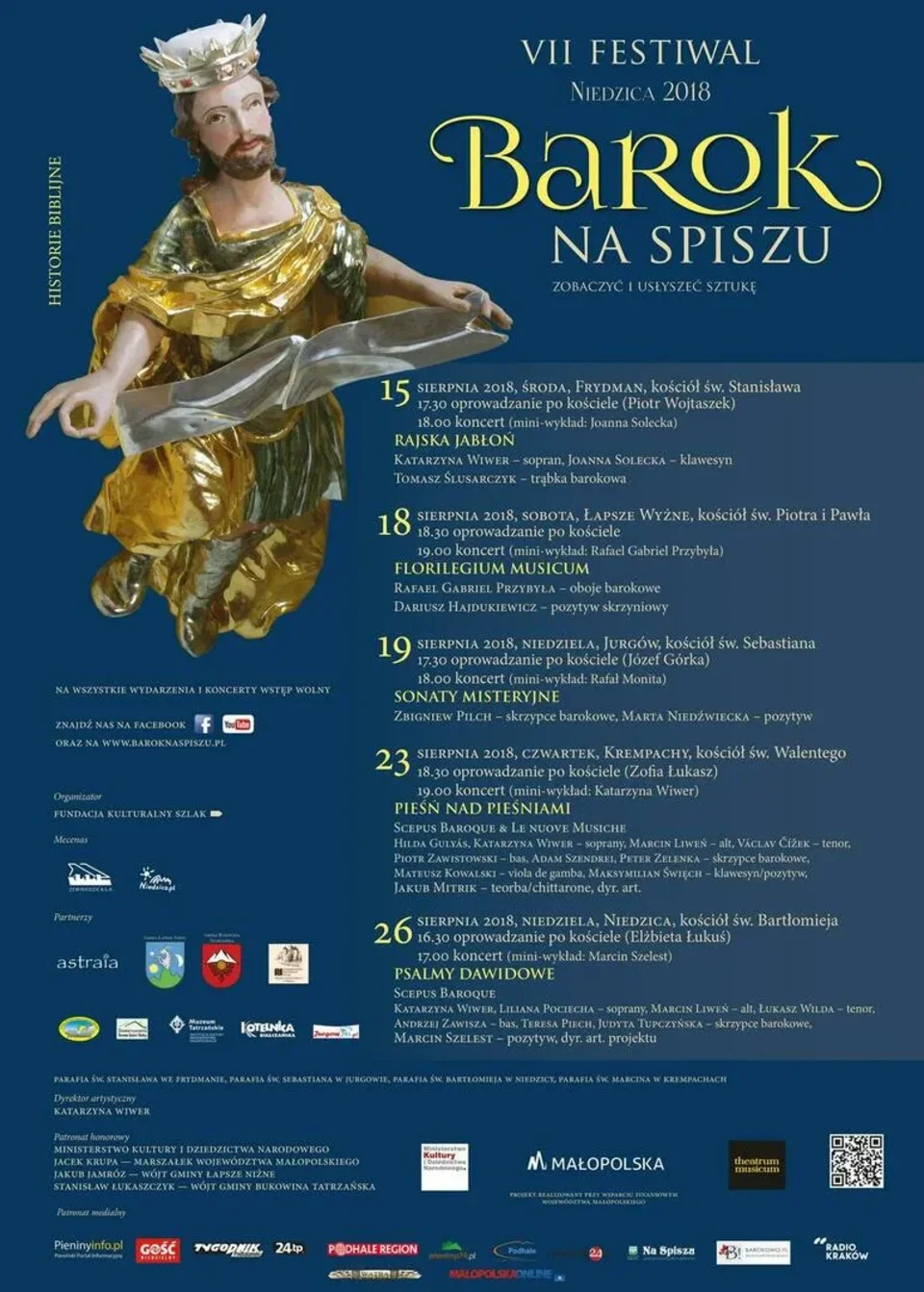 VII festiwal Barok na Spiszu 2018