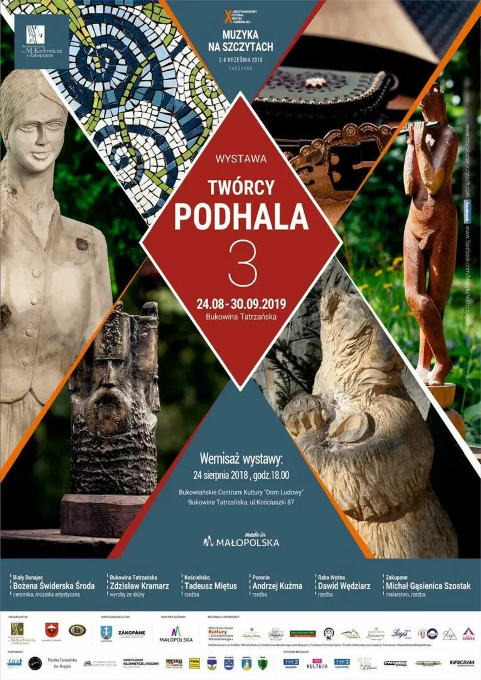 Wernisaż wystawy "Twórcy Podhala"