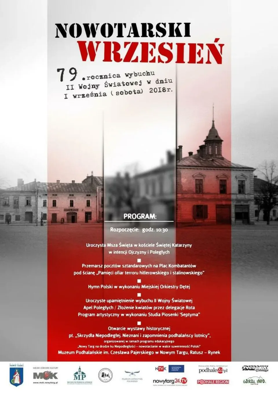 Nowotarski Wrzesień - Uroczystości 79. rocznicy wybuchu II Wojny Światowej