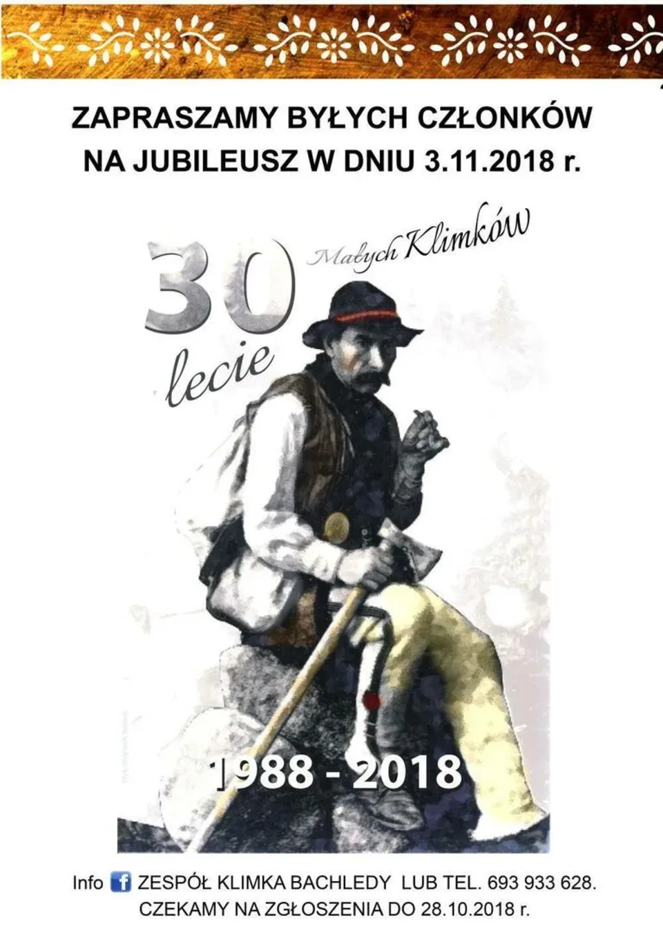 Jubileusz 30 lecia zespołu Małe Klimki