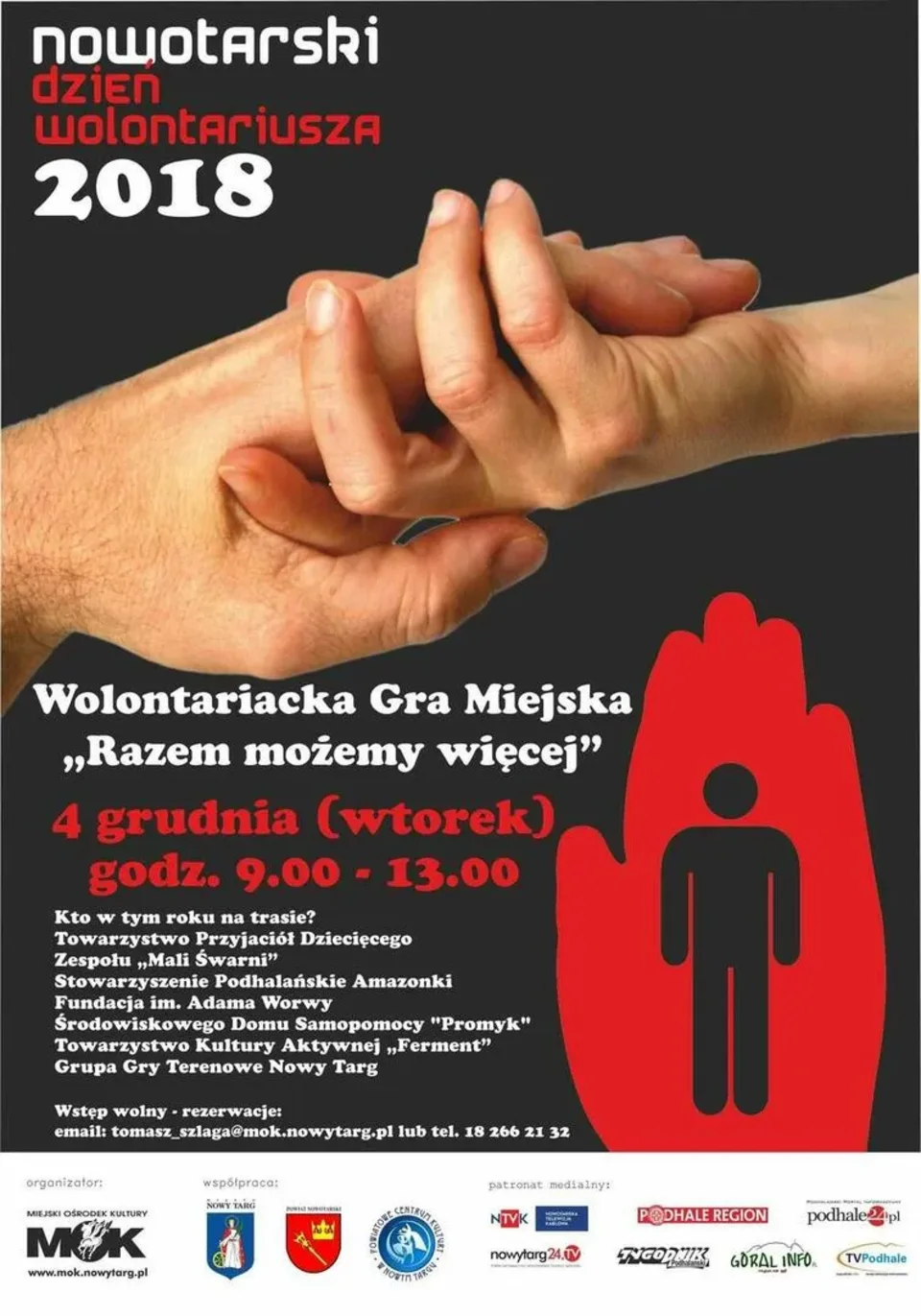 Wolontariacka Gra Miejska „Razem możemy więcej” 2018