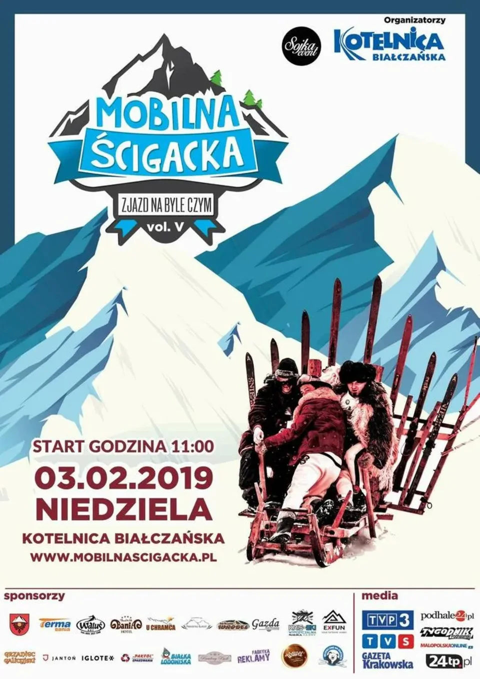 Mobilna Ścigacka vol. V Kotelnica Białczańska - Zjazd na byle czym