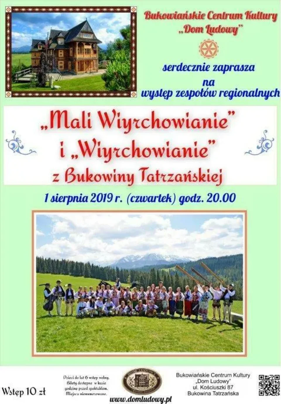Koncert zespołów z Bukowiny Tatrzańskiej