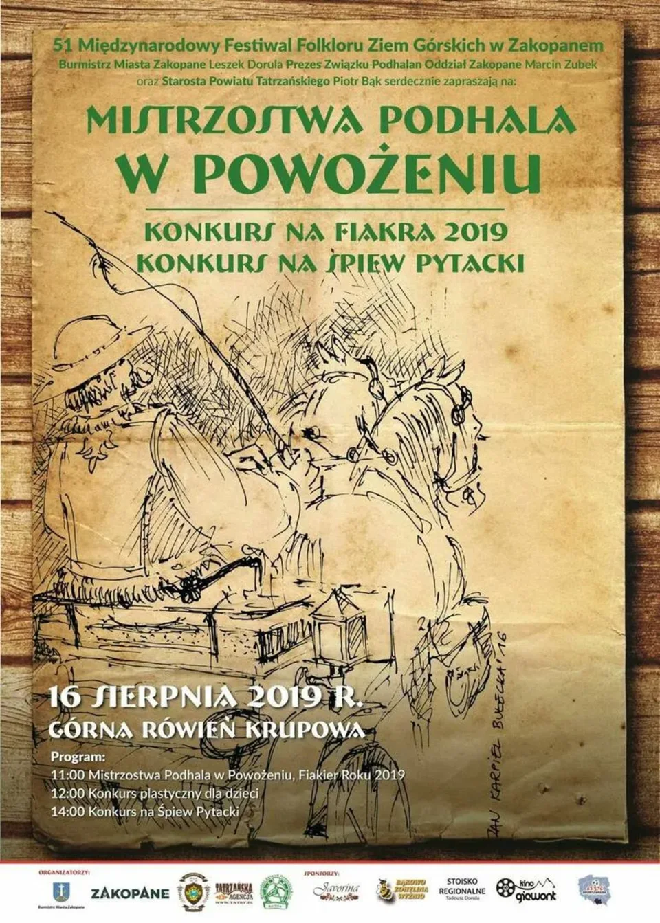 Mistrzostwa Podhala w Powożeniu, Fiakier Roku i Śpiew Pytacki