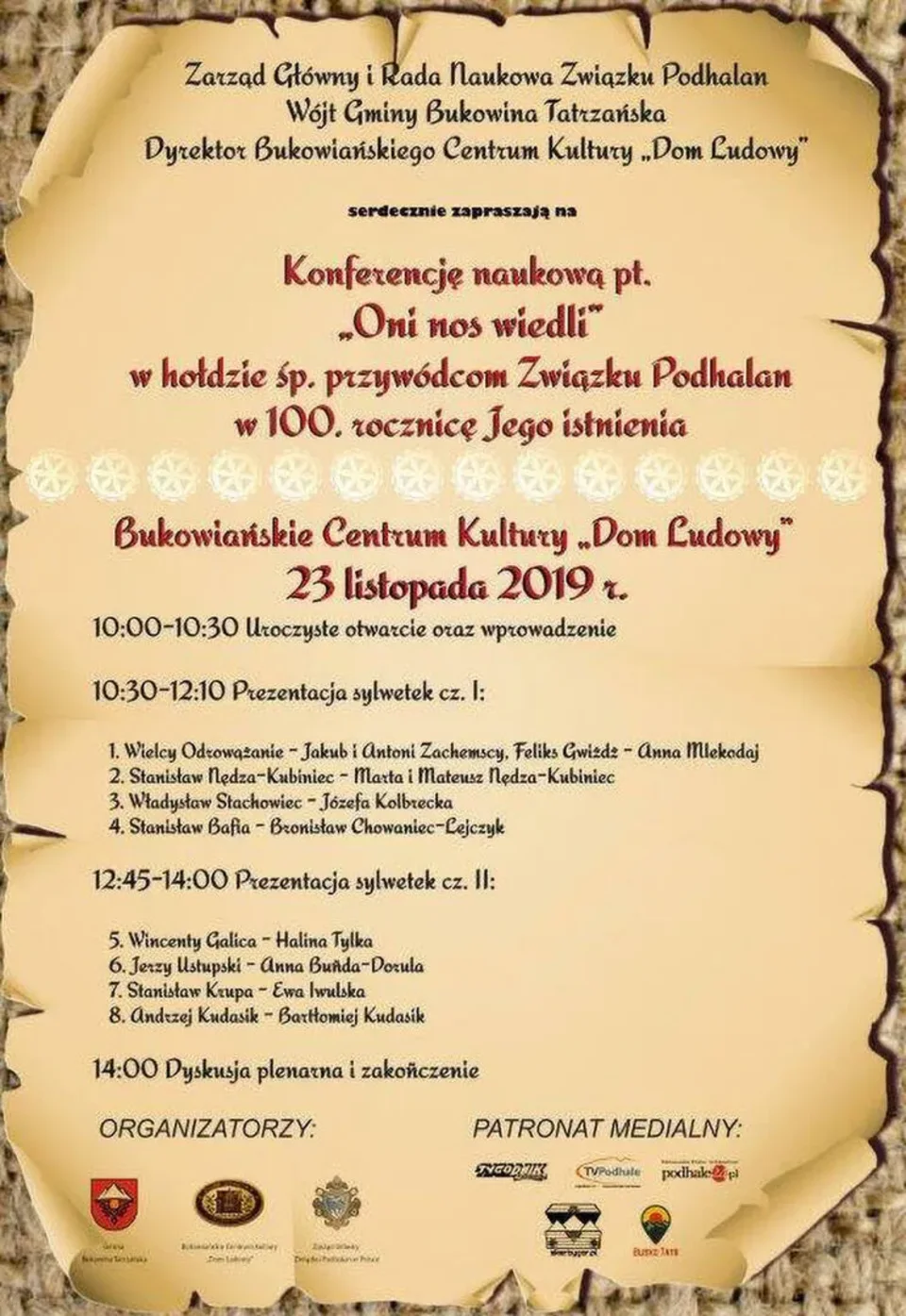 Konferencja naukowa pt. "Oni nos wiedli"
